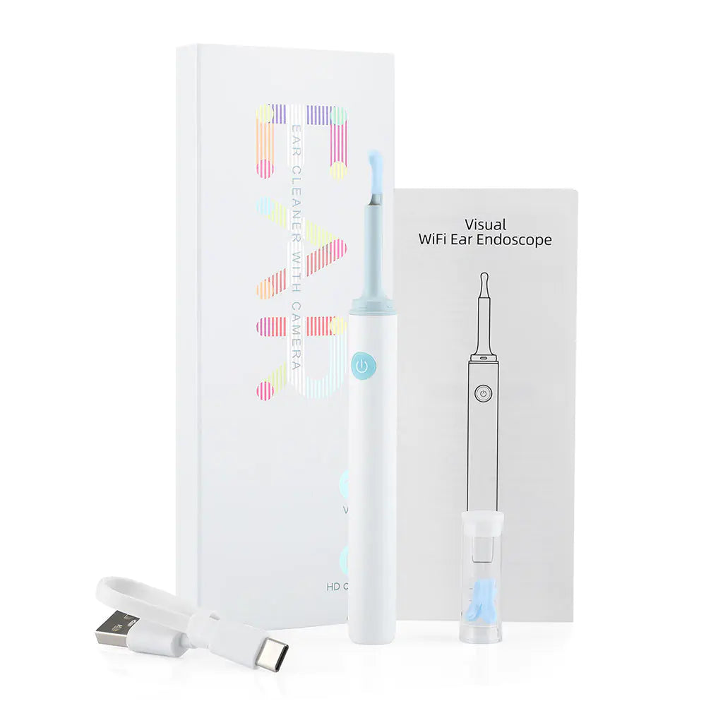 Nettoyeur de cérumen étanche avec caméra et lumières LED